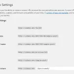 Come personalizzare la struttura di un permalink